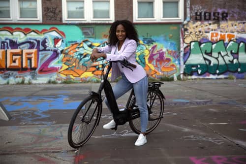 Vrouw Fiets